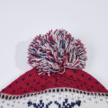 Jacquard de bufanda y gorro de punto y bufanda para niños